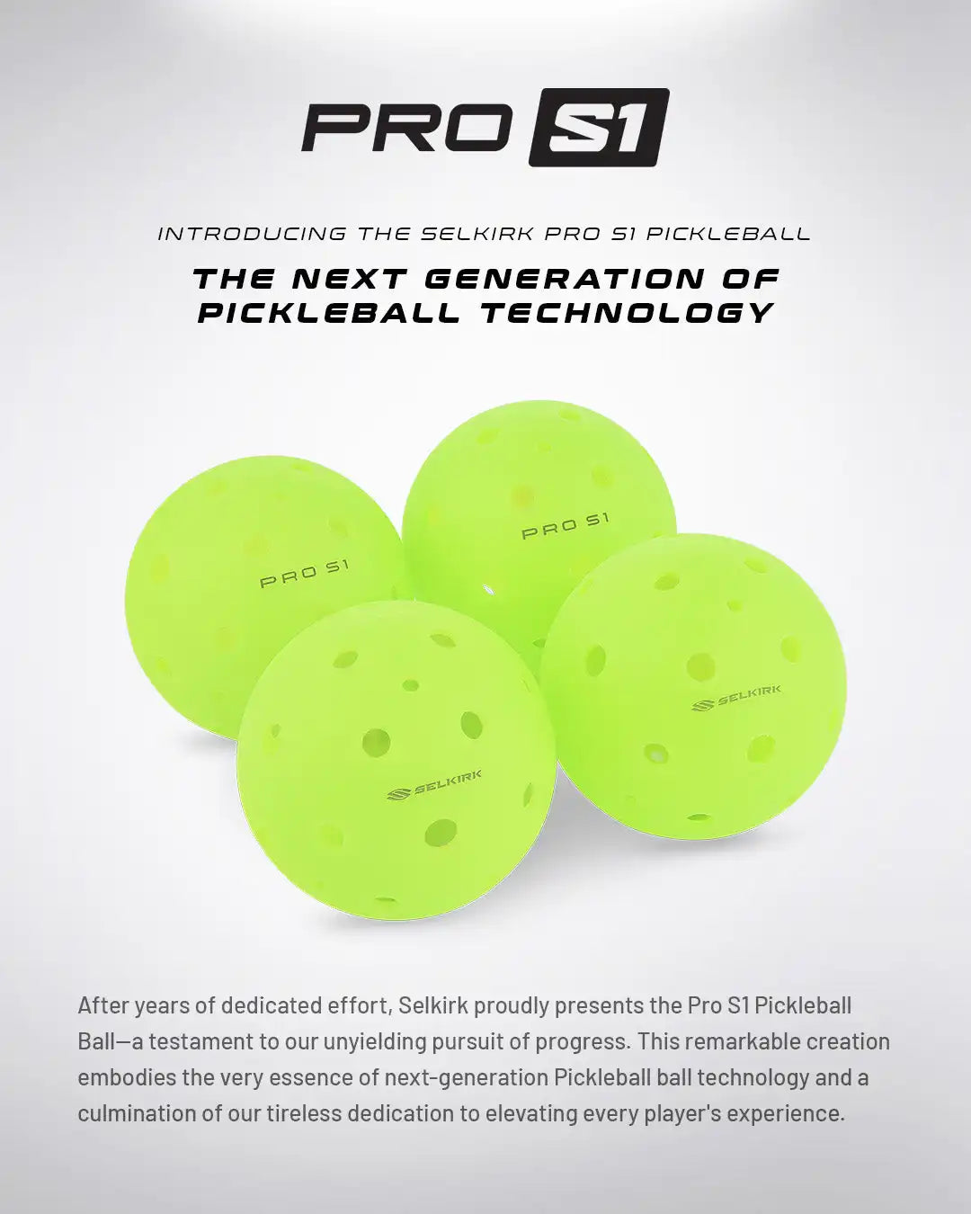 Pro S1 Pickleballs