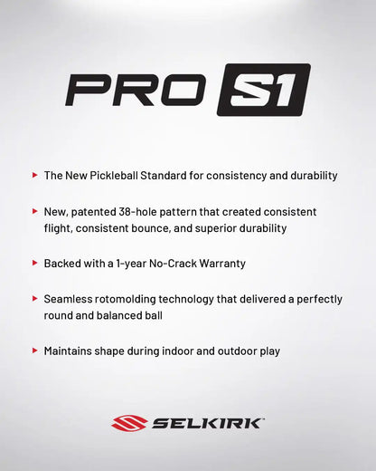 Pro S1 Pickleballs