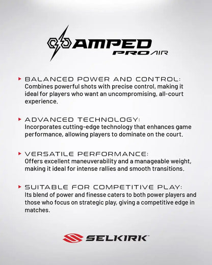 Selkirk AMPED Pro Air - Invikta - Pickleball Paddle