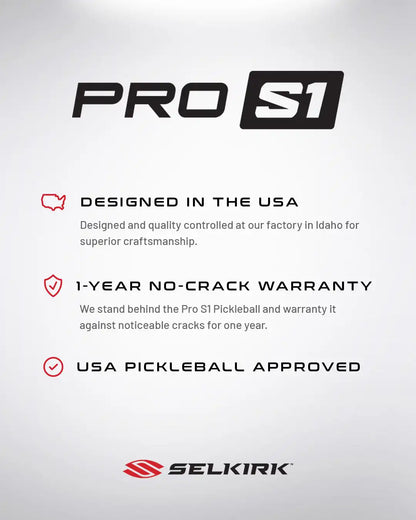 Pro S1 Pickleballs