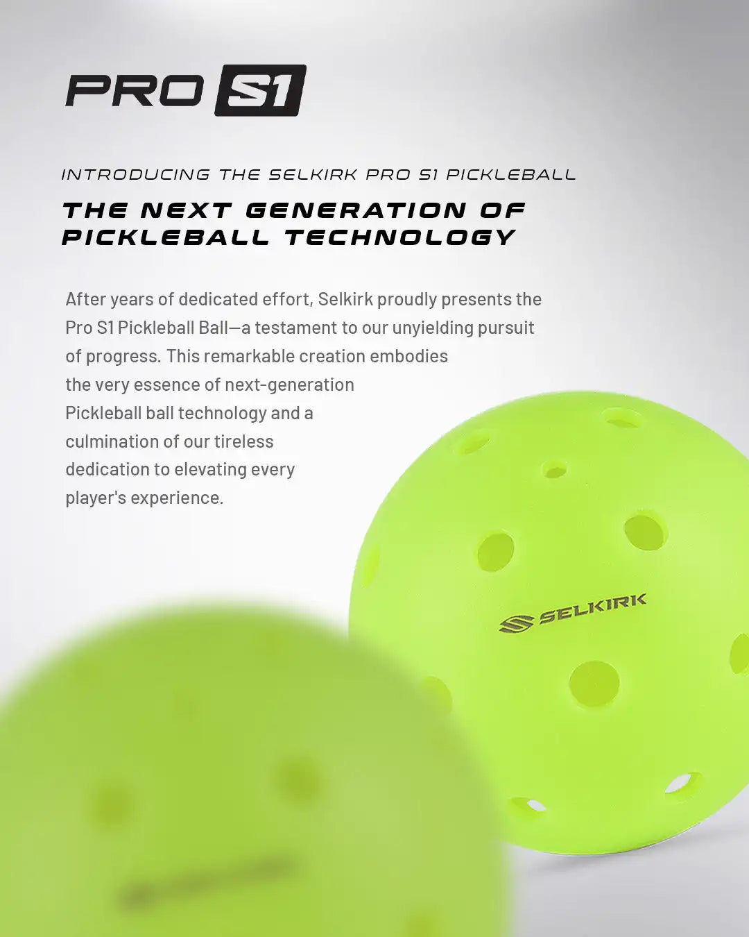 Pro S1 Pickleballs