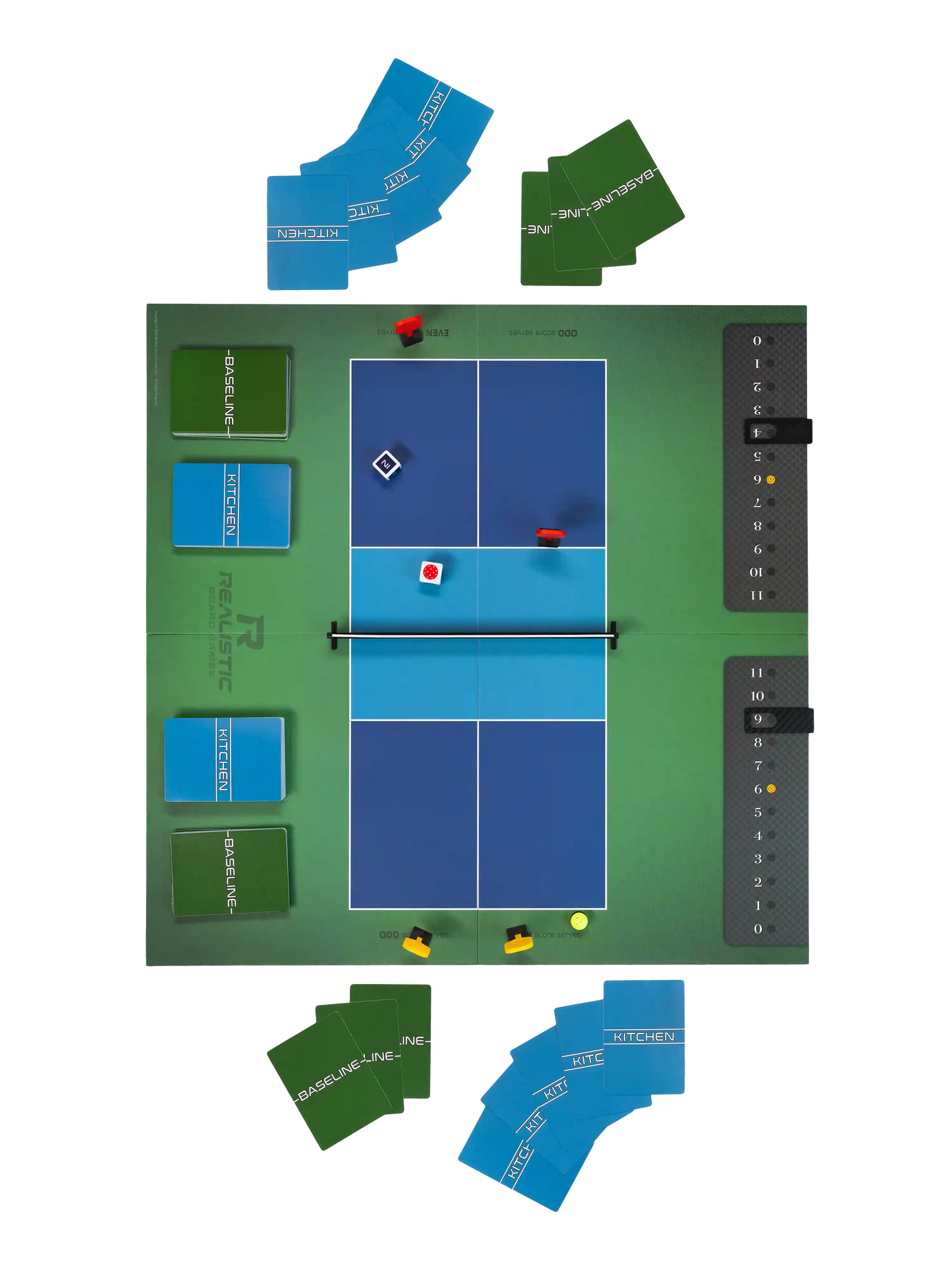 Realistic Pickleball Board Game
