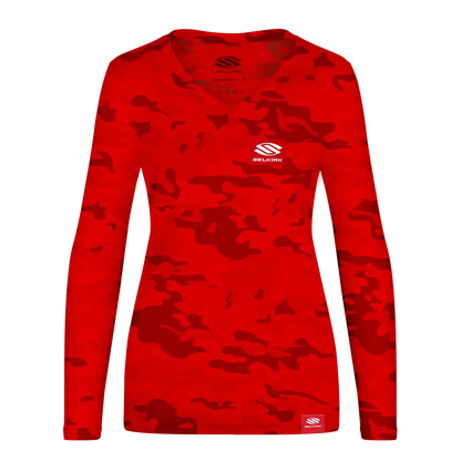 Selkirk Women's Red Label Long Sleeve V-Neck - Stretch-Wik Technology